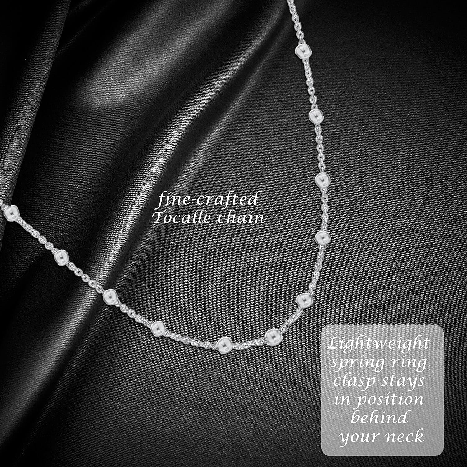 Sterling Silver 2.5mm Ball Necklace 22 Inch 7619113 7