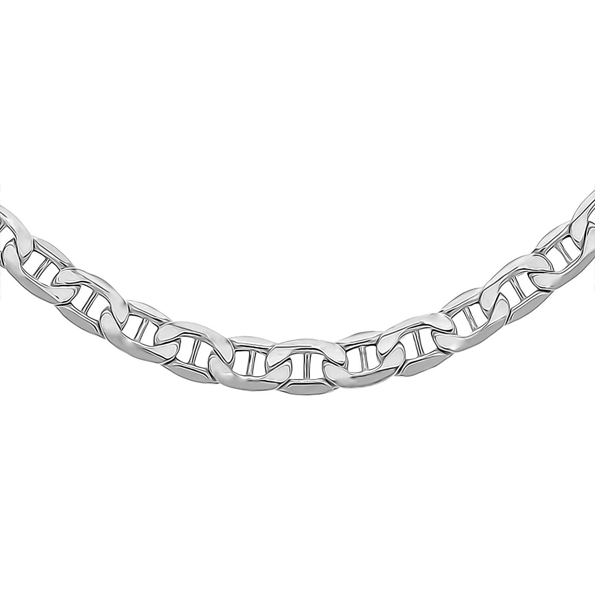 Sterling Silver Flat Rambo Chain 24 Inch 7315306 0