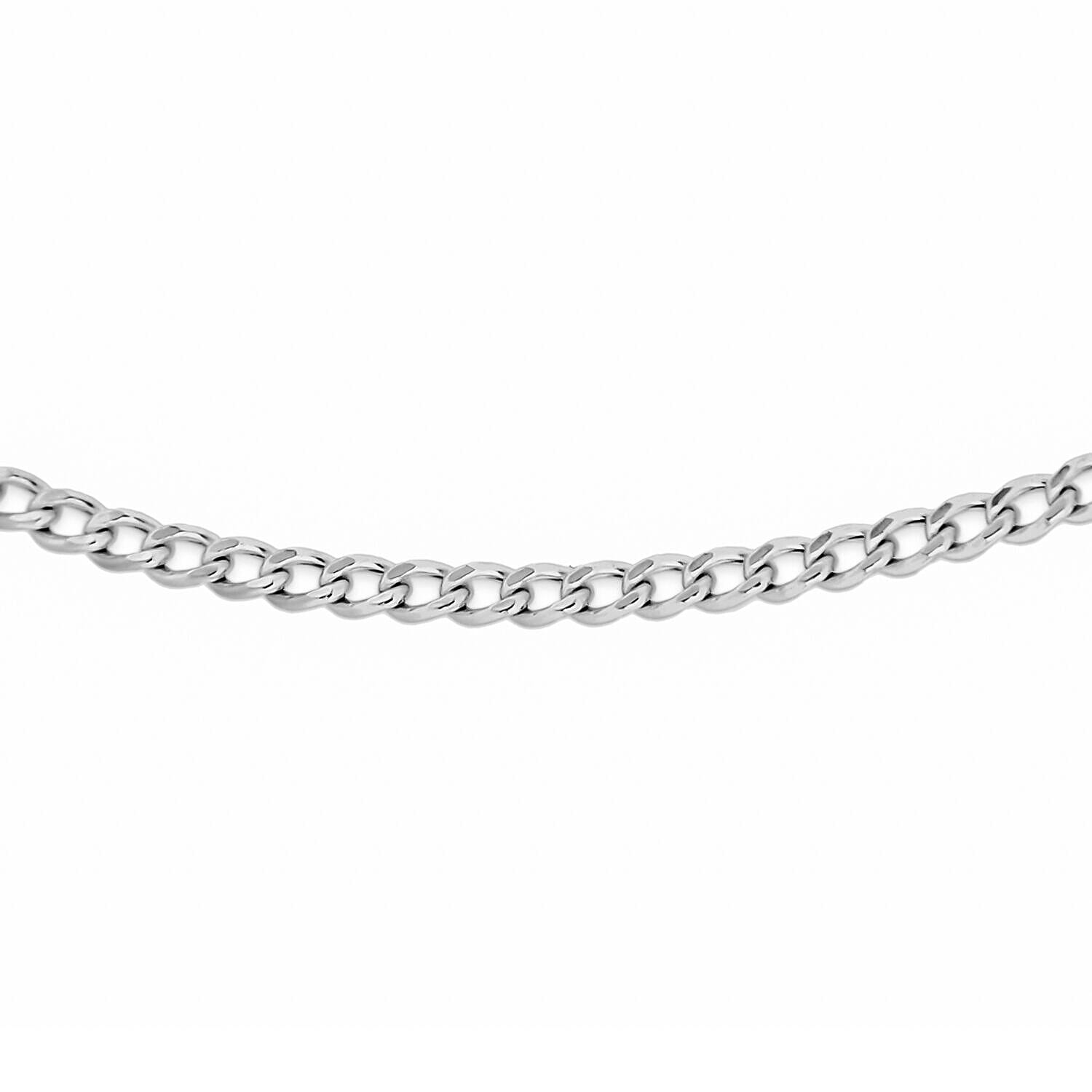 Sterling Silver Round Curb Chain 24 Inch 7315187 0