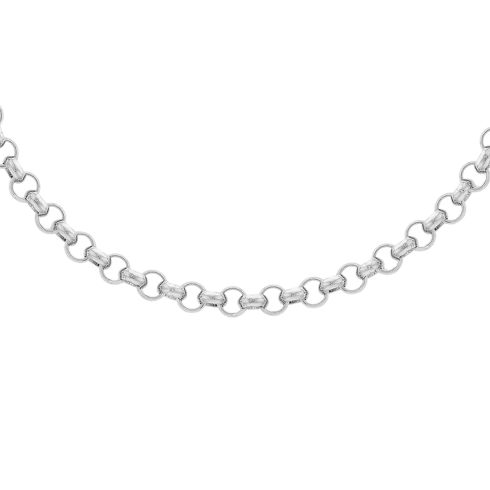Sterling Silver Round Belcher Chain 24 Inch 7315280 3