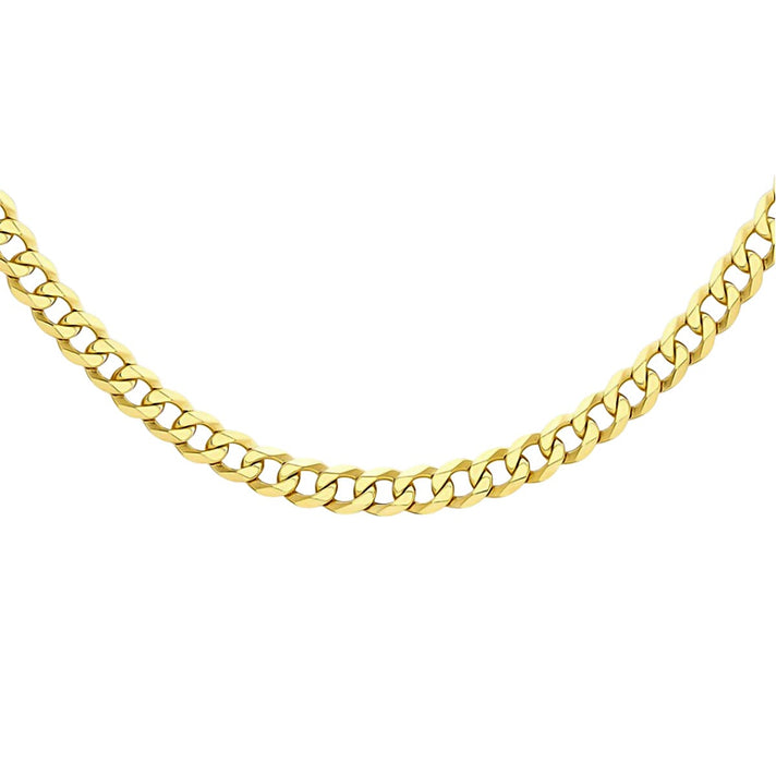 RACHEL GALLEY - Gold Plated Sterling Silver Curb Necklace (Size - 24),  Silver Wt. 26.30 Gms 7688106 1