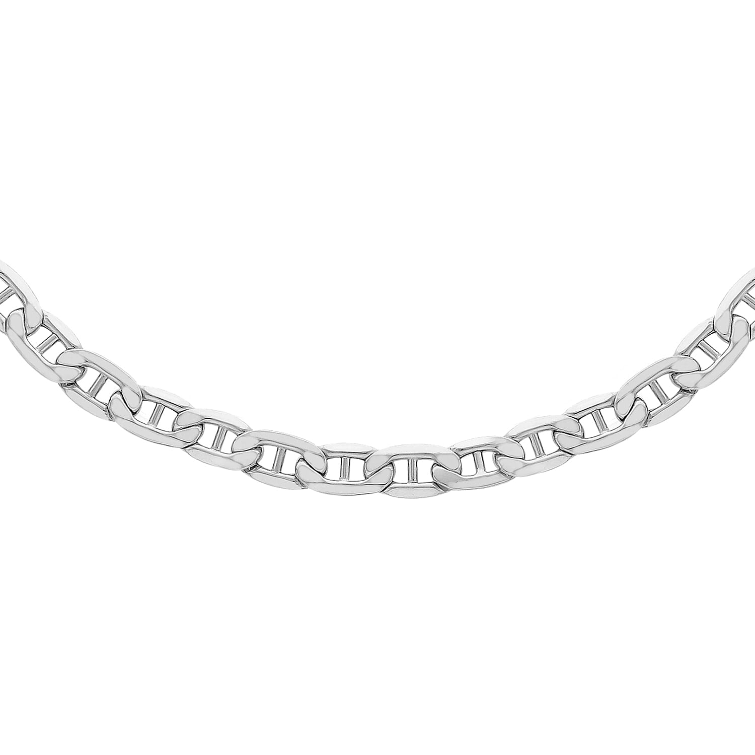 Sterling Silver Flat Rambo Chain 24 Inch 7618376 0