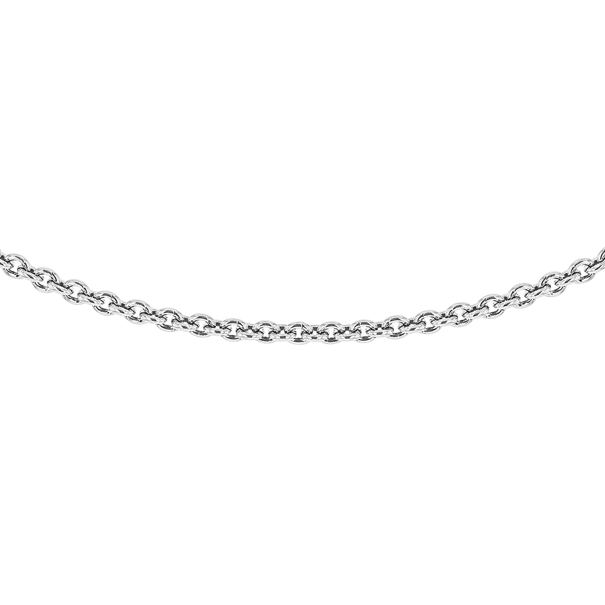Sterling Silver Oxidised Trace Chain 24 Inch 7607372 0