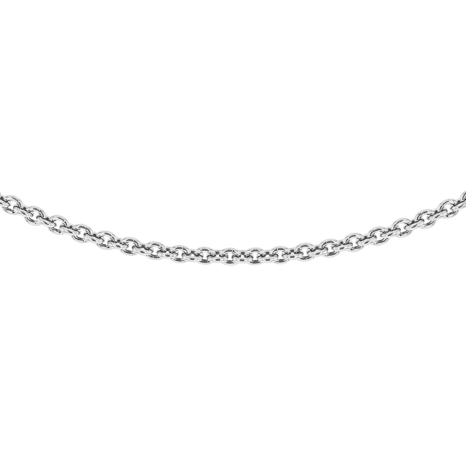 Sterling Silver Oxidised Trace Chain 24 Inch 7607372 0