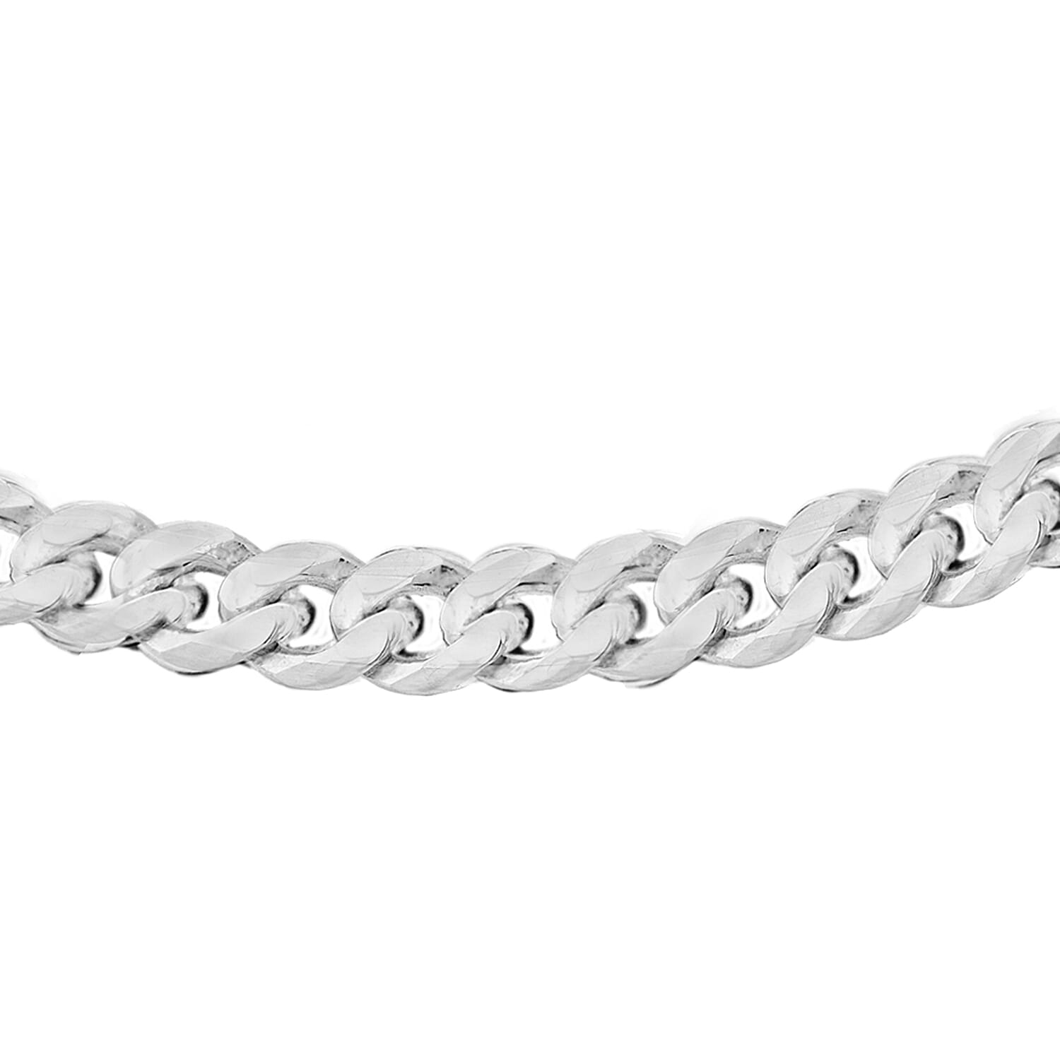 Sterling Silver Panza Curb Chain 24 Inch 7604891 0