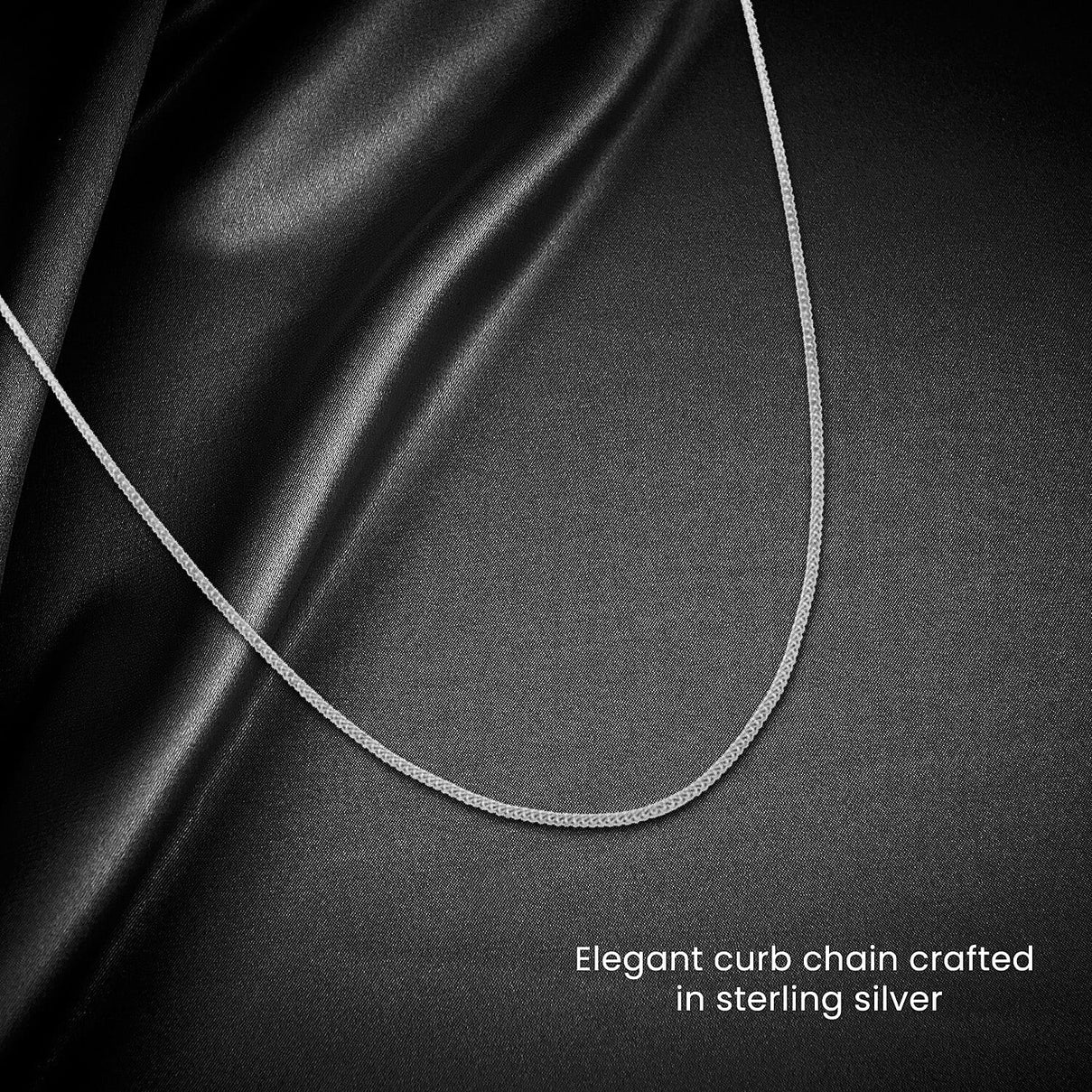 Sterling Silver Panza Curb Chain 24 Inch 7604891 2