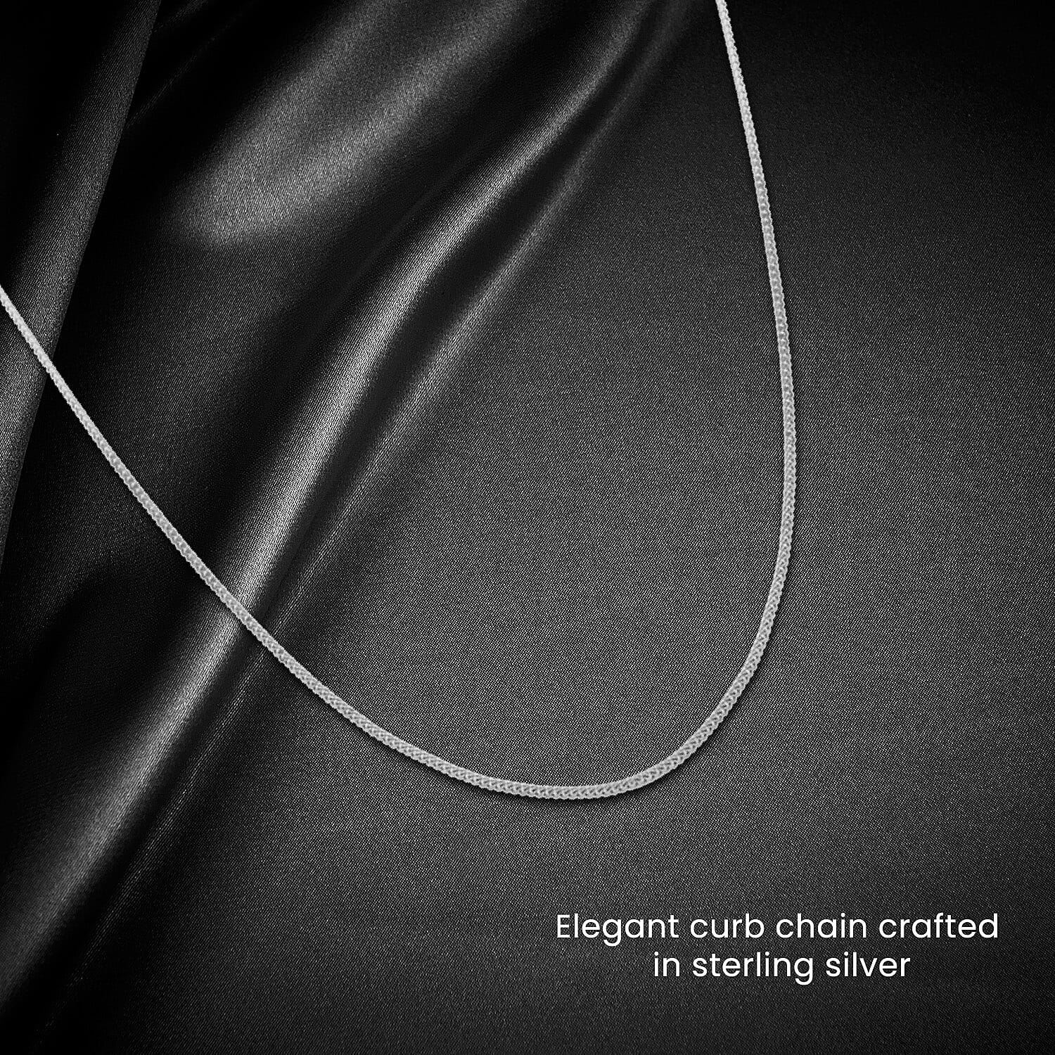 Sterling Silver Panza Curb Chain 24 Inch 7604891 2