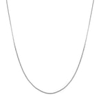 Sterling Silver Curb Chain (Size - 24) with Spring Ring Clasp