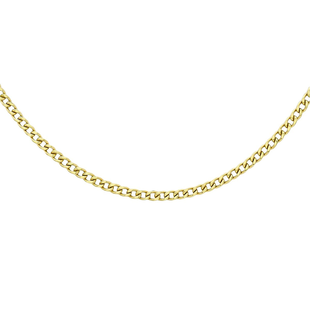 RACHEL GALLEY - Gold Plated Sterling Silver Necklace (Size - 24),  Silver Wt. 9.2 Gms