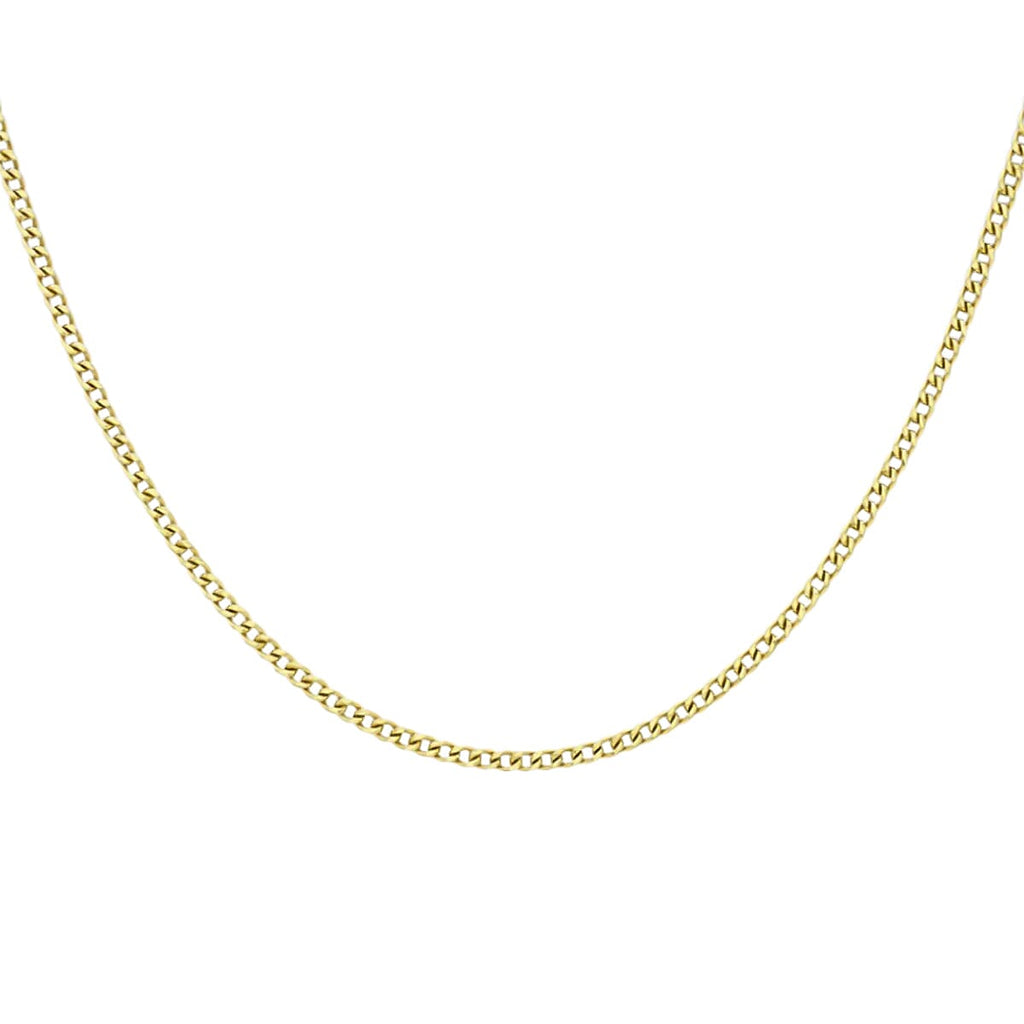 RACHEL GALLEY - Gold Plated Sterling Silver Necklace (Size - 24),  Silver Wt. 9.2 Gms