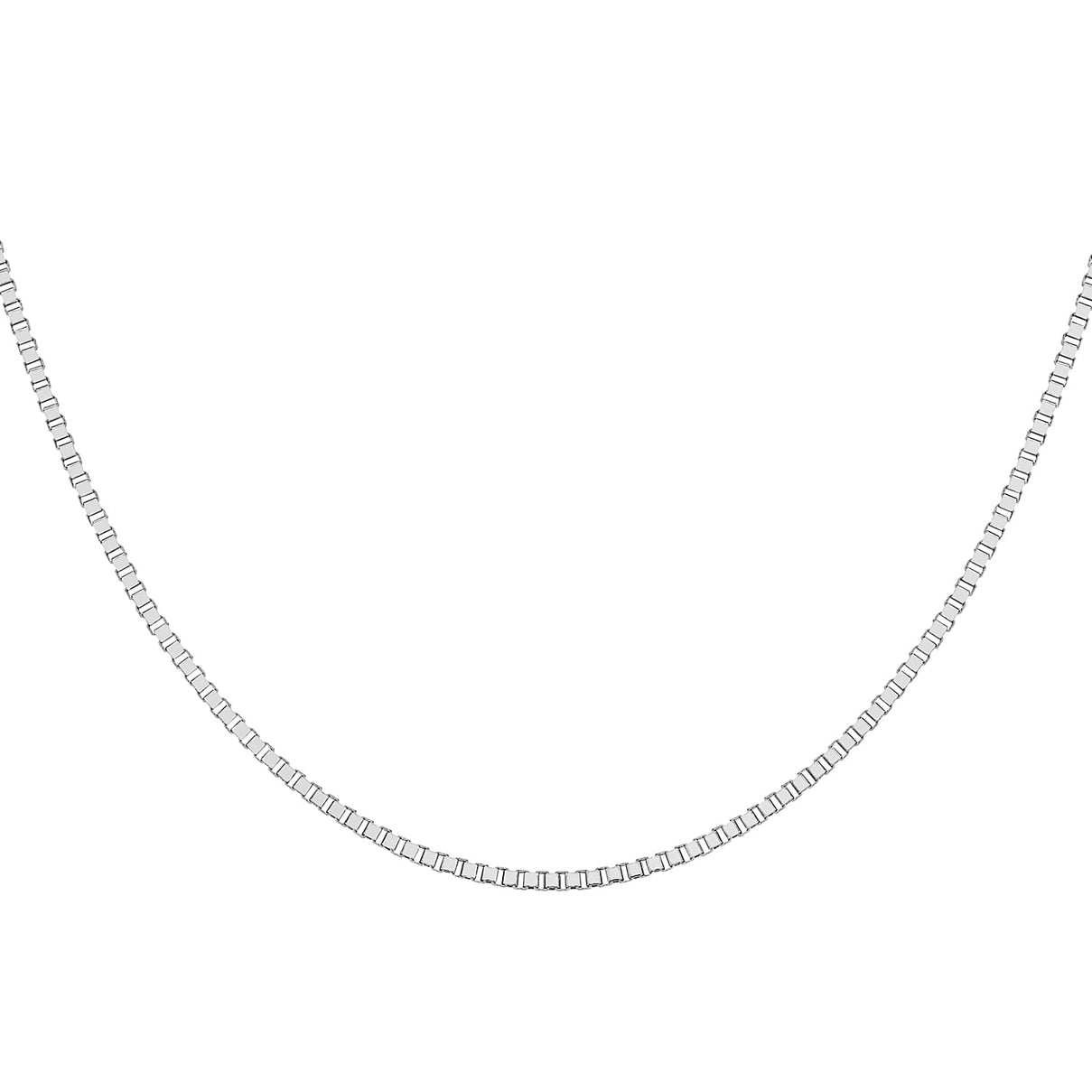 Sterling Silver 1.8mm Bevelled Edge Box Chain 24 Inch 7620337 6