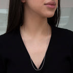 Sterling Silver Chain (Size - 24)