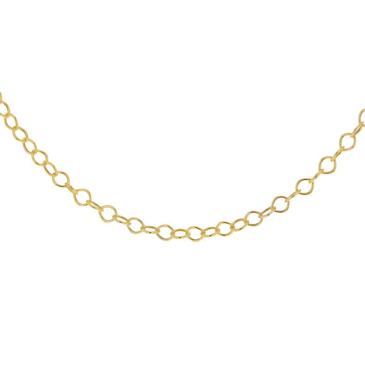 Sterling Silver Yellow Gold Plated 30 Belcher Chain 24 Inch 7611518 1