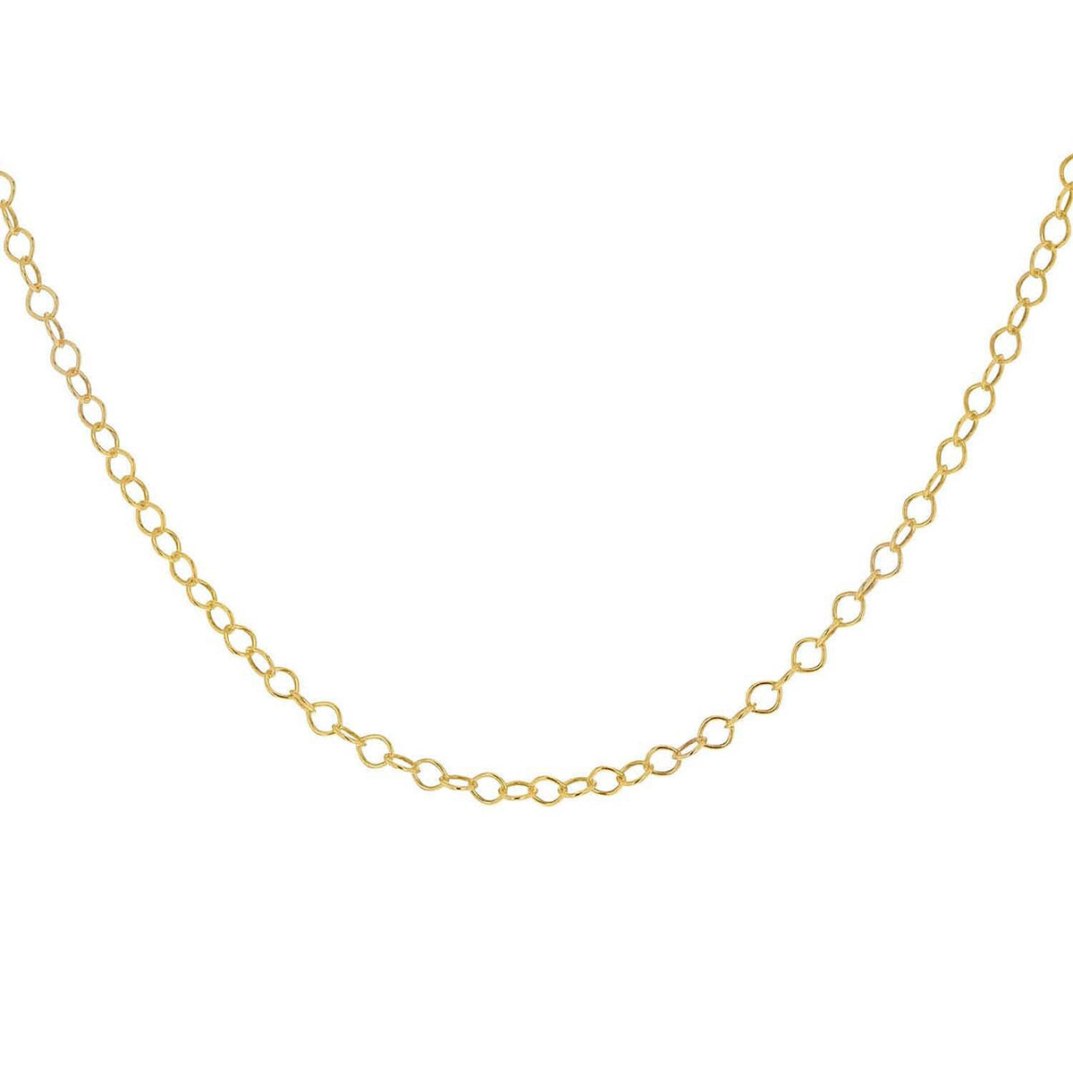 Sterling Silver Yellow Gold Plated 30 Belcher Chain 24 Inch 7611518 2