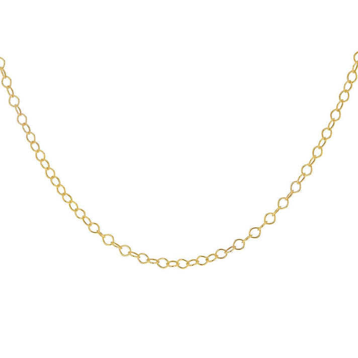 Sterling Silver Yellow Gold Plated 30 Belcher Chain 24 Inch 7611518 2