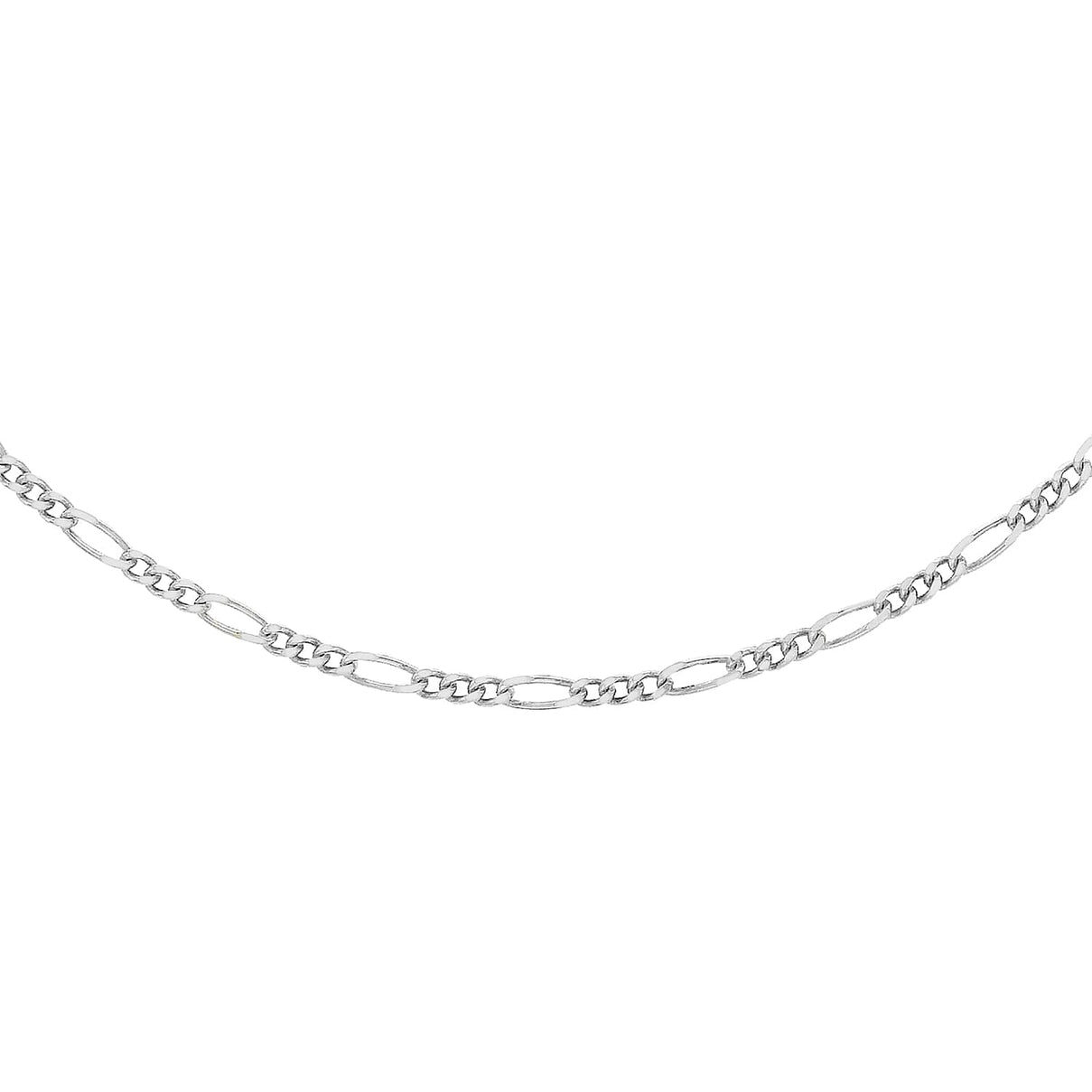 Sterling Silver Figaro Chain 24 Inch 7617897 0