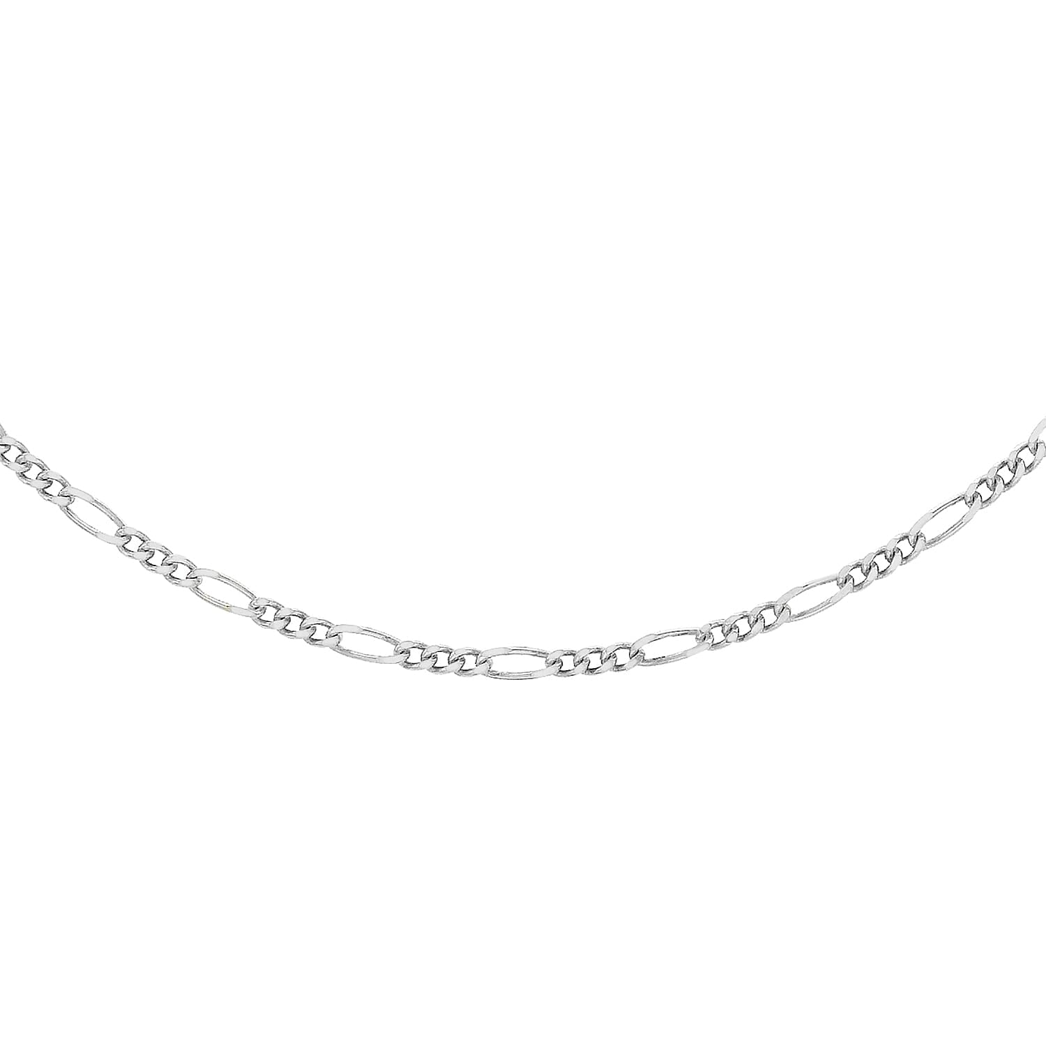 Sterling Silver Figaro Chain 24 Inch 7617897 0