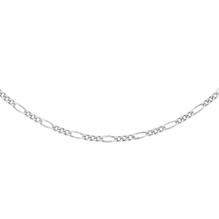 Sterling Silver Figaro Chain 24 Inch 7617897 1