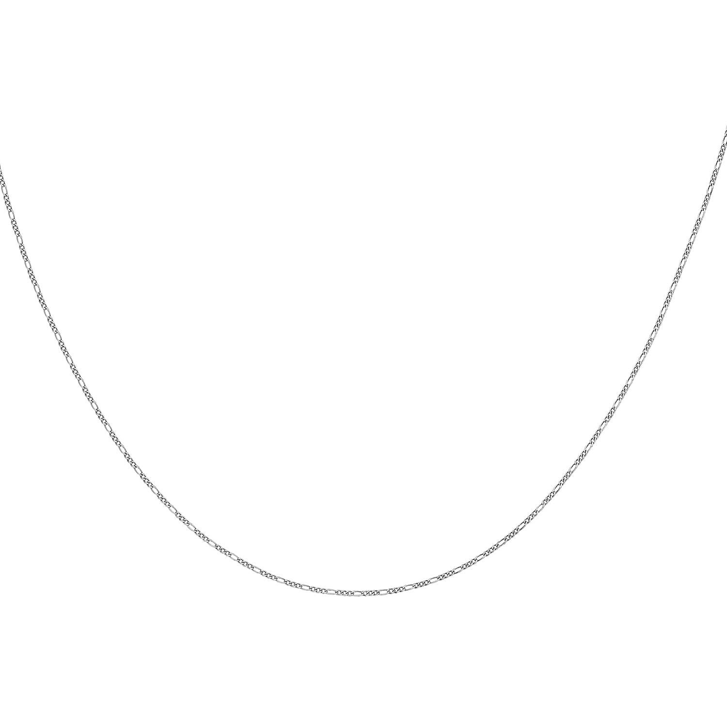 Sterling Silver Figaro Chain 24 Inch 7617897 1