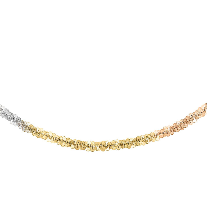 Sterling Silver 3 Tone Tocalle Chain 24 Inch 7619183 1