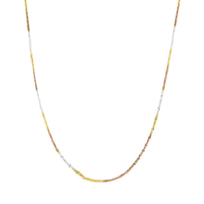 Sterling Silver 3 Tone Tocalle Chain 24 Inch 7619183 2