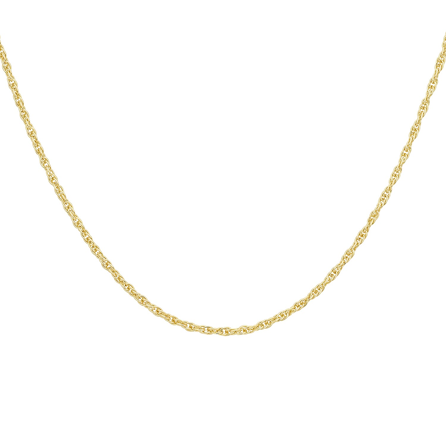 Sterling Silver Yellow Gold Plated Prince of Wales Chain 24 Inch 7620834 1