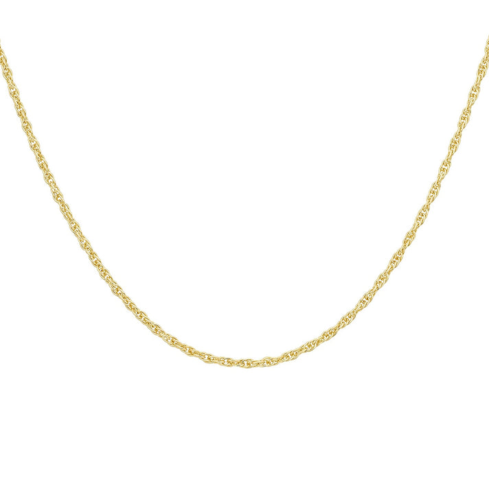 Sterling Silver Yellow Gold Plated Prince of Wales Chain 24 Inch 7620834 2
