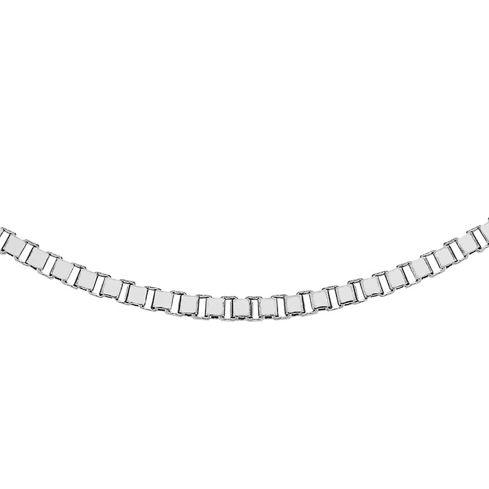 Sterling Silver 1.8mm Bevelled Edge Box Chain 30 Inch 7620338 2