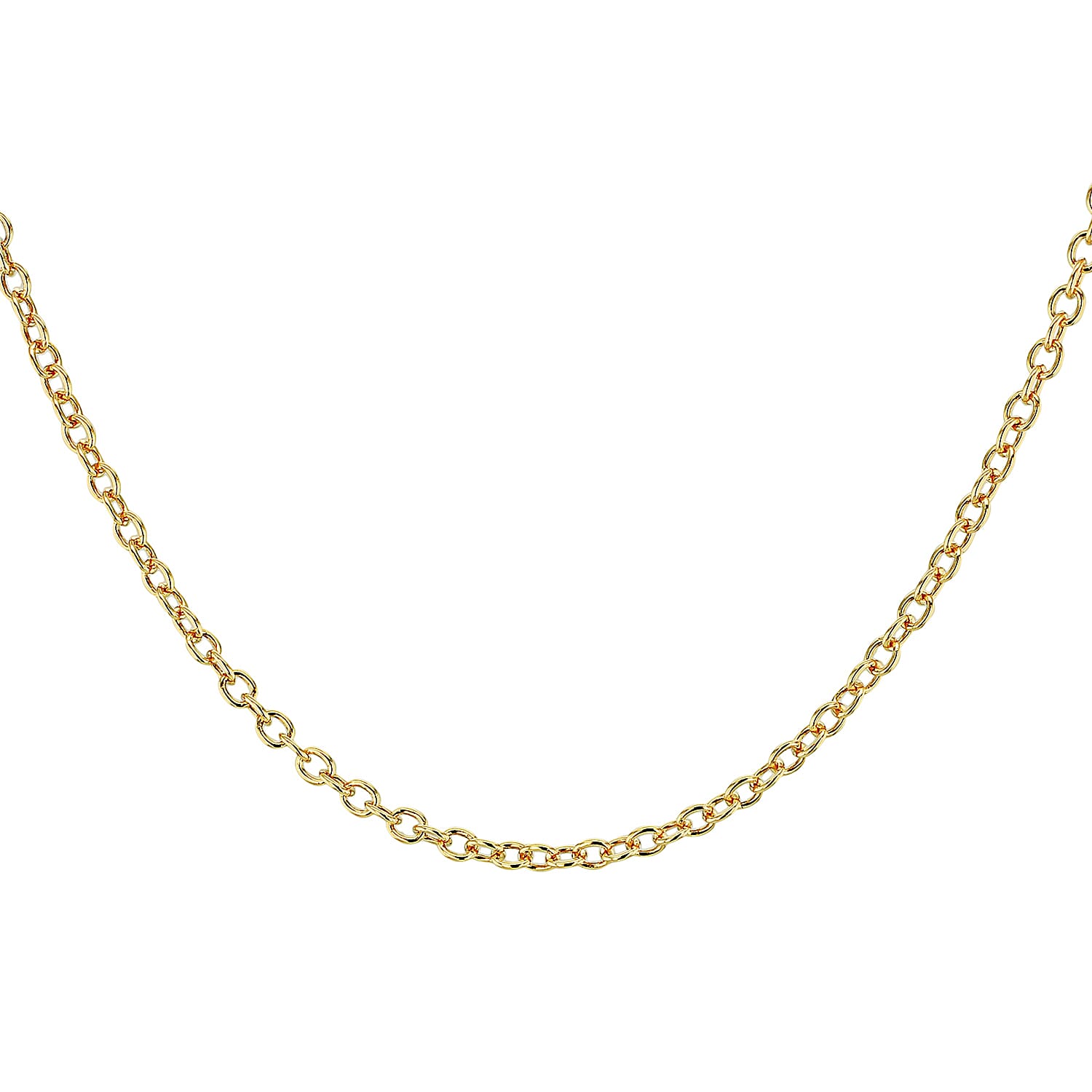 Sterling Silver Yellow Gold Plated Belcher Chain 30 Inch 7617522 0