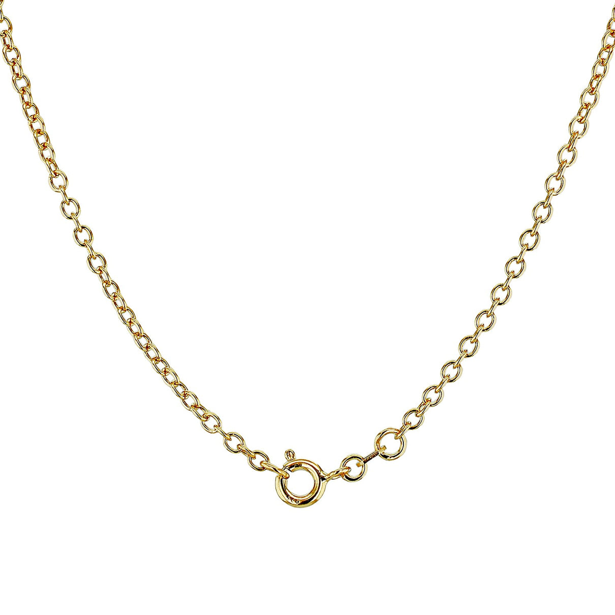 Sterling Silver Yellow Gold Plated Belcher Chain 30 Inch 7617522 1