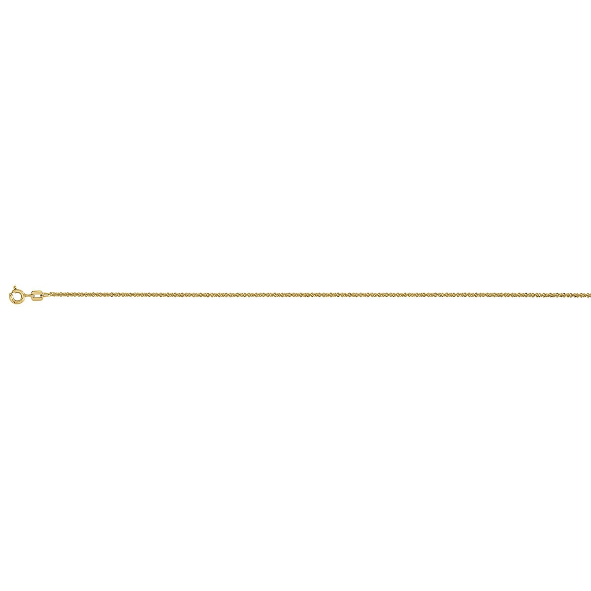 Italian - Gold Overlay Sterling Silver Rock Necklace (Size 30) with Spring Ring Clasp 8183681 0
