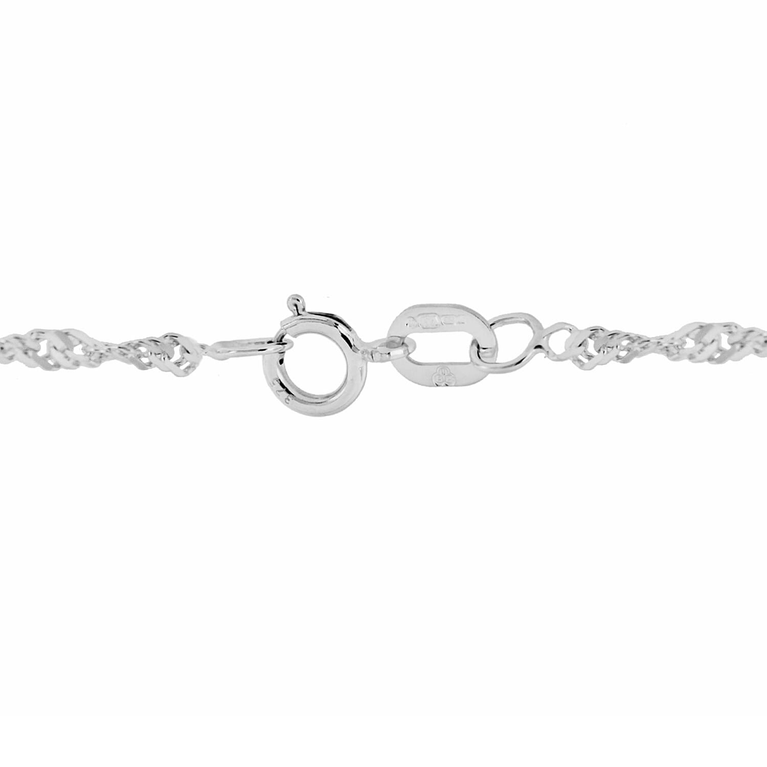 Sterling Silver Diamond Cut Twist Curb Chain 30 Inch 7604776 2