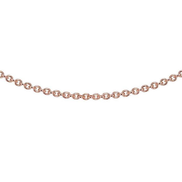 Sterling Silver Rose Gold Plated Belcher Chain 30 Inch 7616088 1