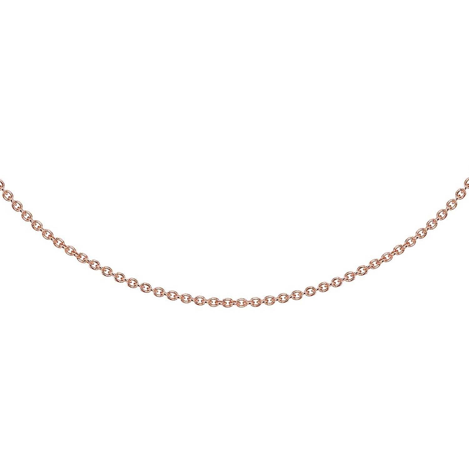 Sterling Silver Rose Gold Plated Belcher Chain 30 Inch 7616088 1