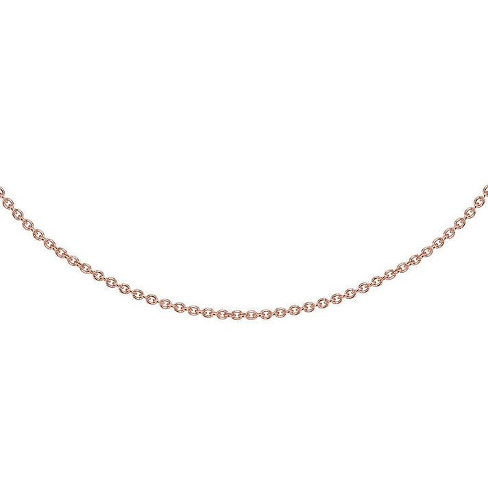 Sterling Silver Rose Gold Plated Belcher Chain 30 Inch 7616088 2