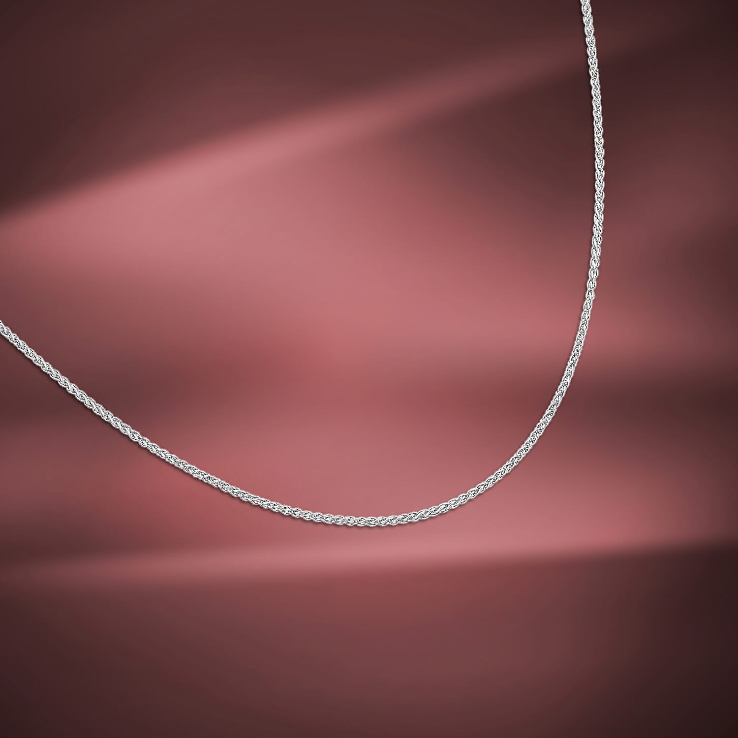 Sterling Silver Spiga Chain 30 Inch 7618080 2