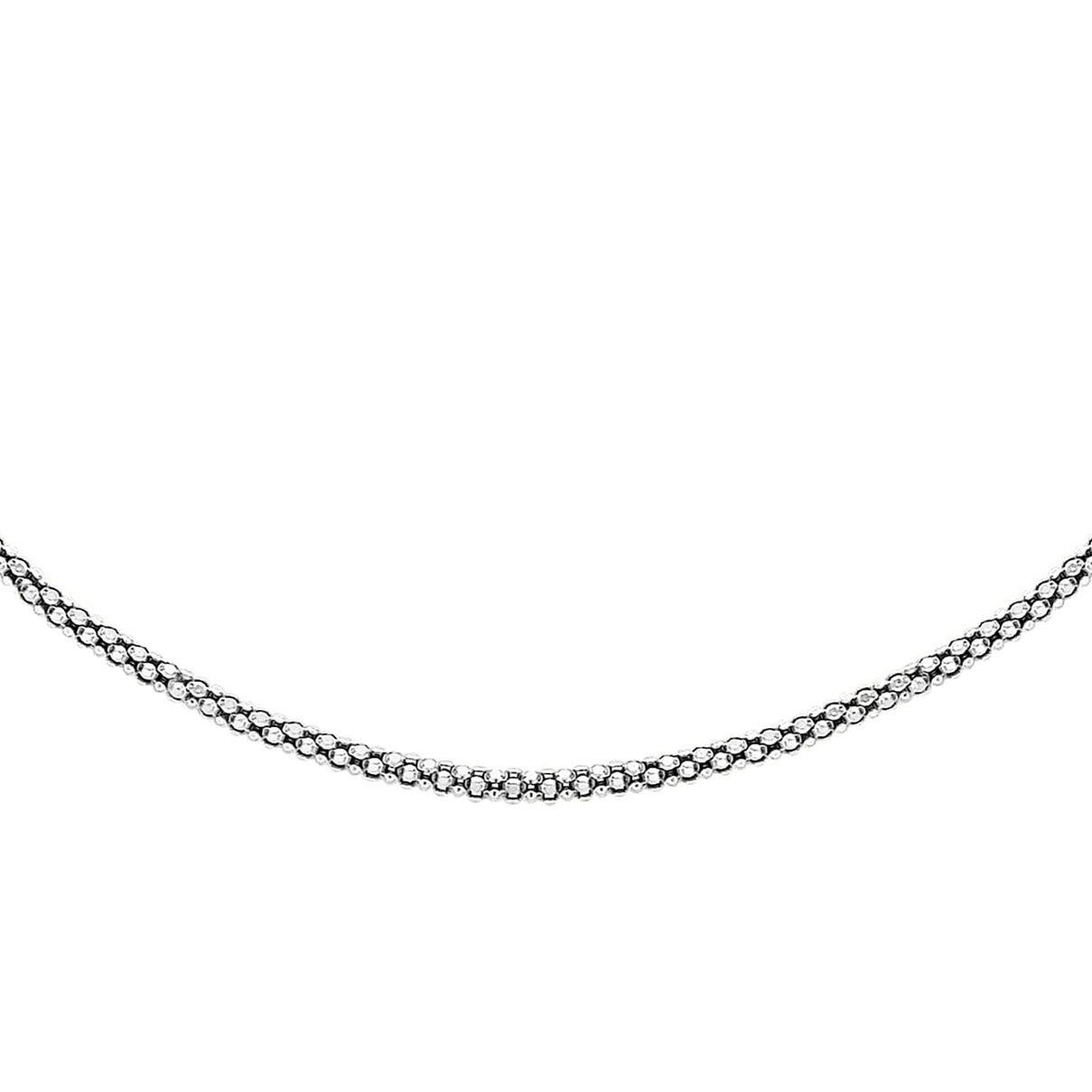 Sterling Silver Popcorn Chain 30 Inch 7618804 1