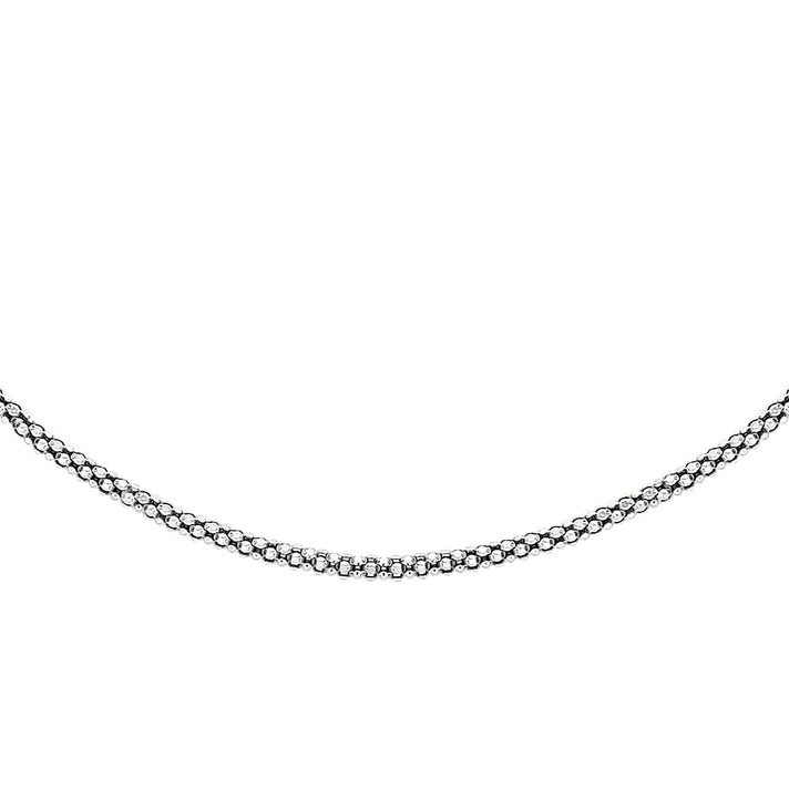 Sterling Silver Popcorn Chain 30 Inch 7618804 2