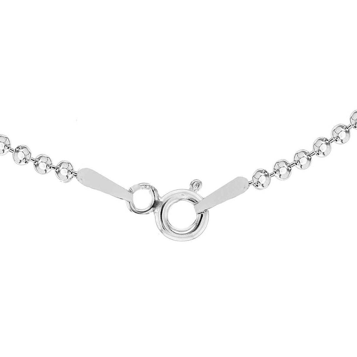 Sterling Silver 1.4mm Diamond Cut Ball Chain 30 Inch 7620224 7