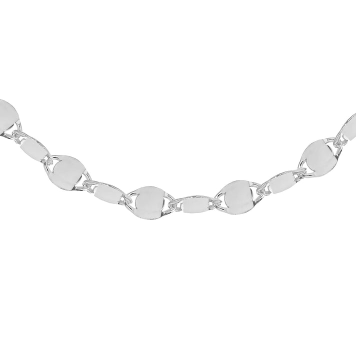 Sterling Silver 2.6mm Flat Mirror Link Chain 30 Inch 7620288 2