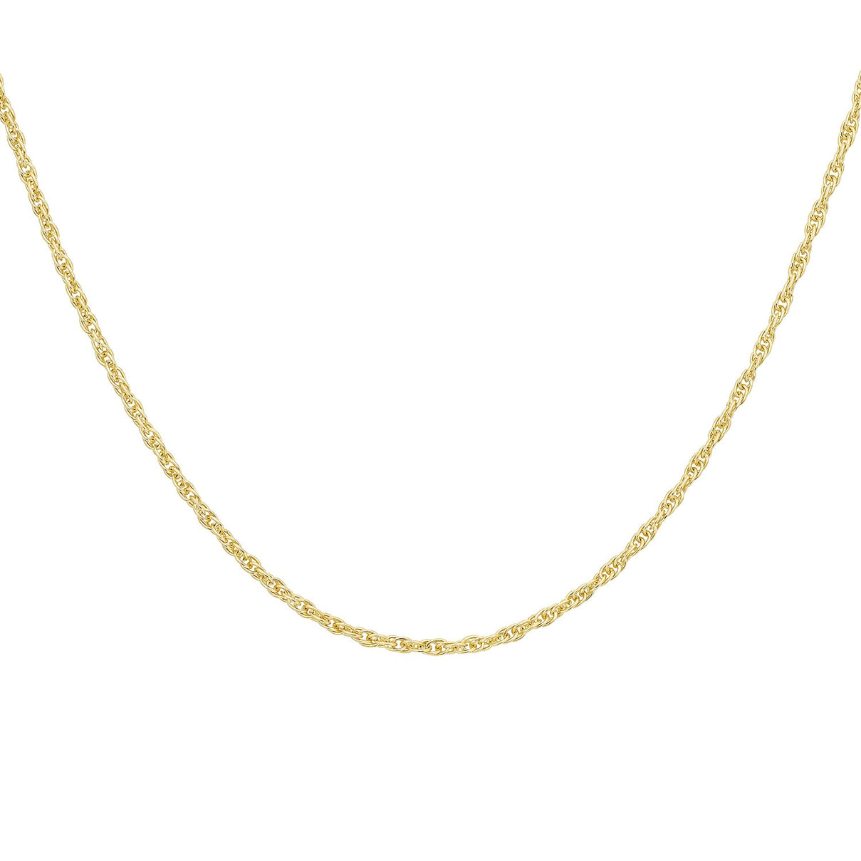Sterling Silver Yellow Gold Plated Prince of Wales Chain 30 Inch 7620836 1