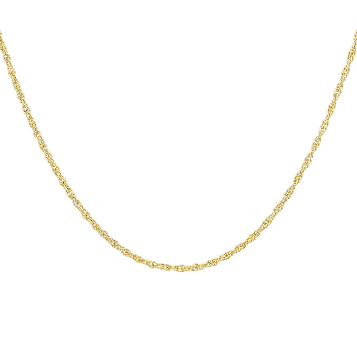 Sterling Silver Yellow Gold Plated Prince of Wales Chain 30 Inch 7620836 2