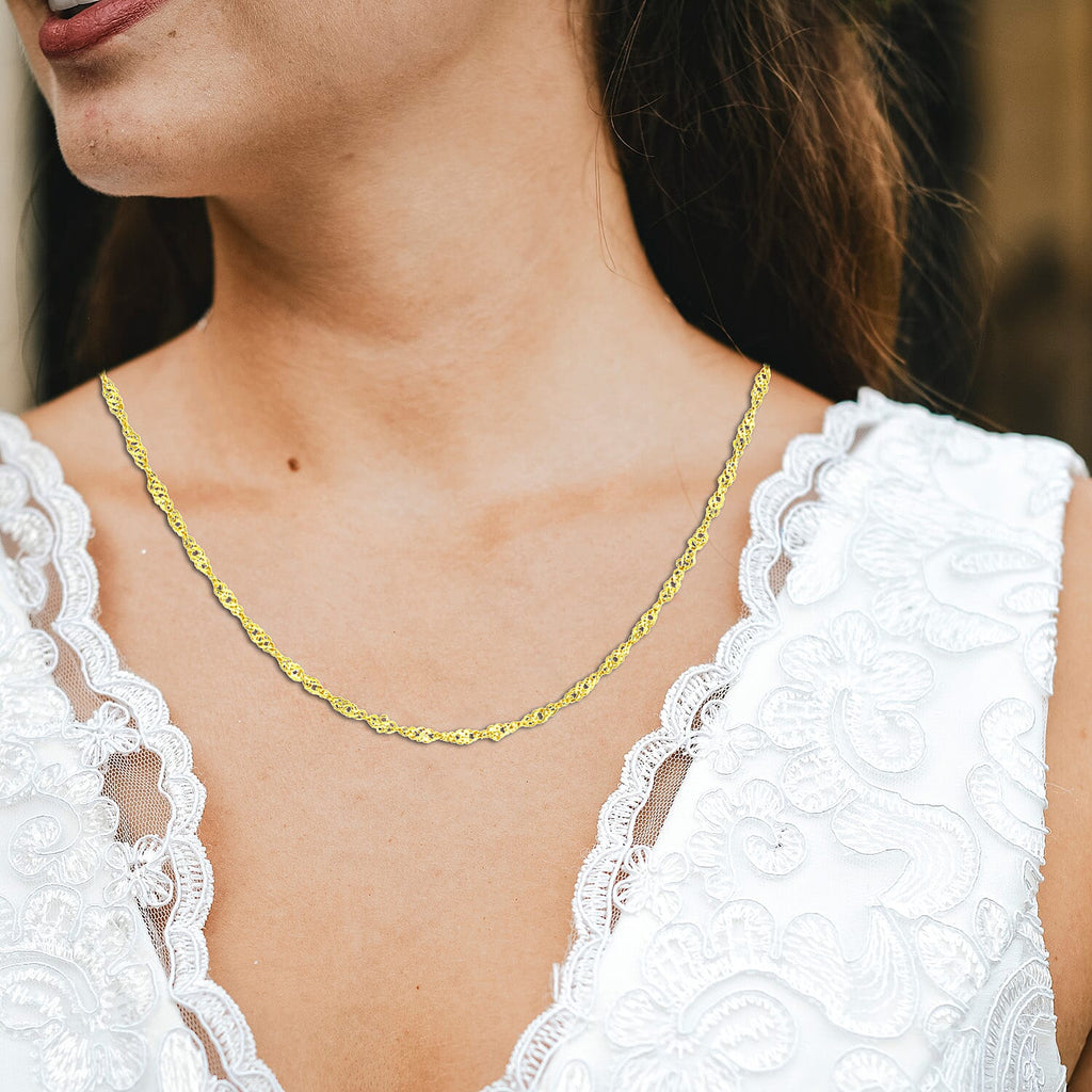 Sterling Silver Chain (Size - 30)