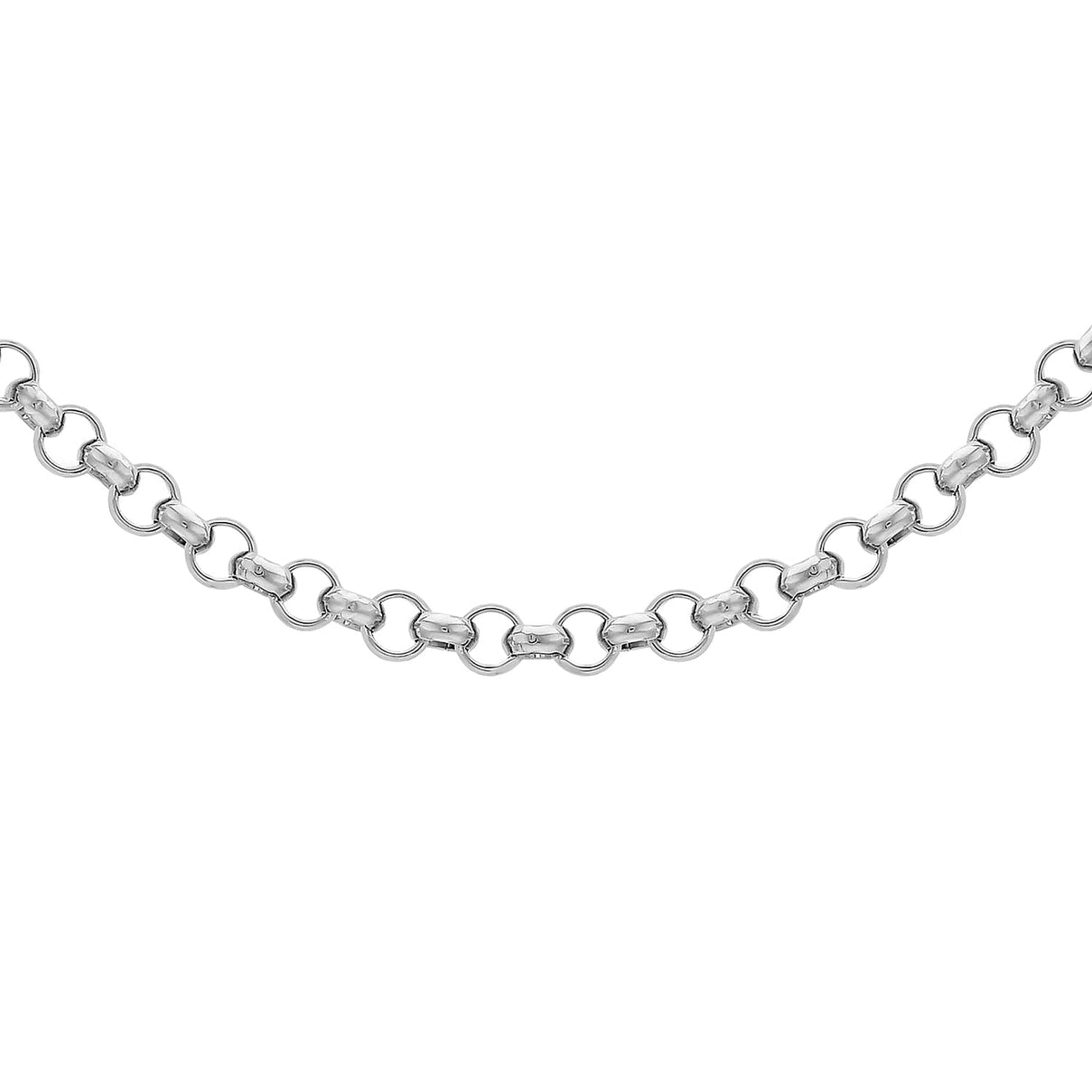 Sterling Silver Belcher Chain (Size - 30) with Spring Ring Clasp 7705987 0