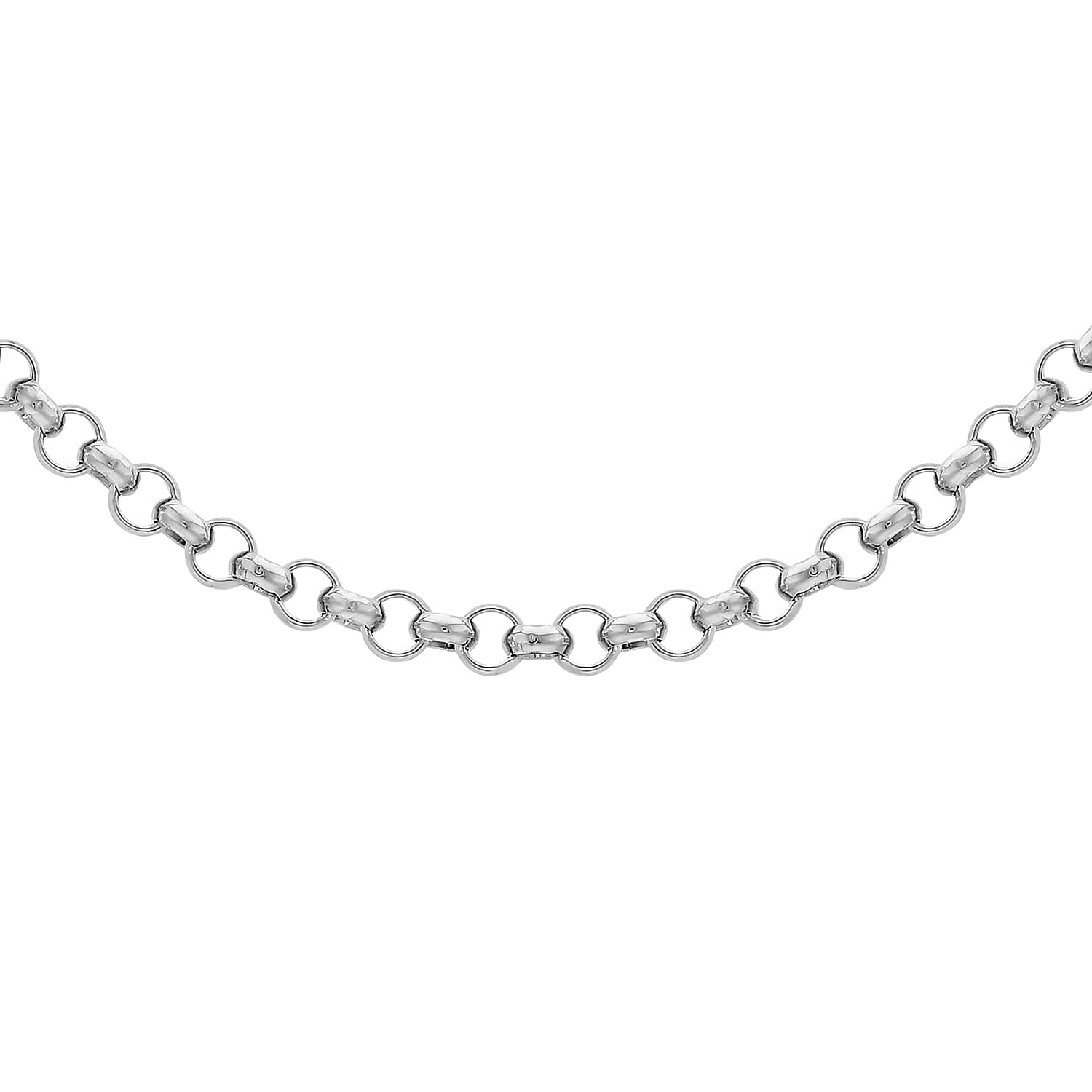 Sterling Silver Belcher Chain (Size - 30) with Spring Ring Clasp 7705987 0