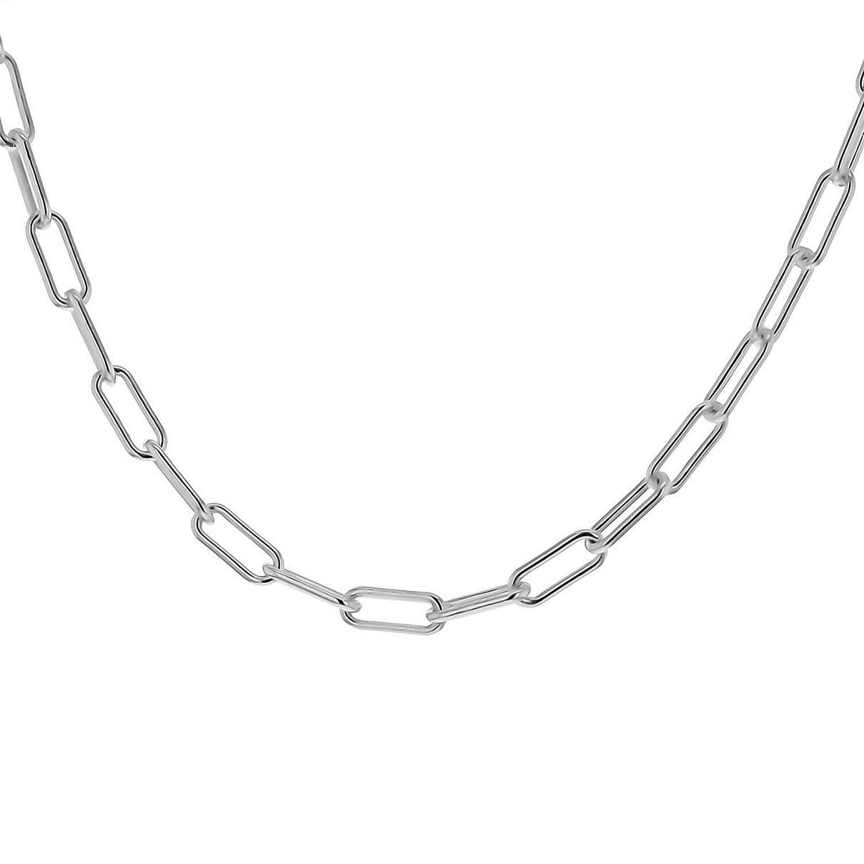 Sterling Silver 3.7mm Paper Chain 32 Inch 7315296 0