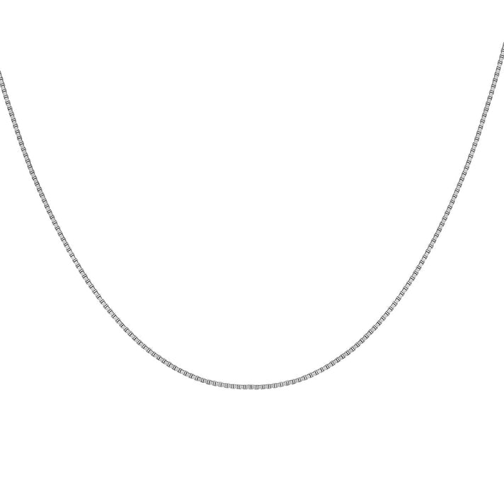 Box Chain (Size - 34) in Sterling Silver 7705986 2