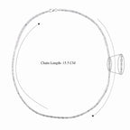 Italian Made- Sterling Silver Diamond Cut  (Size - 18) With Lobster Clasp, Silver Wt. 9.01 Gms