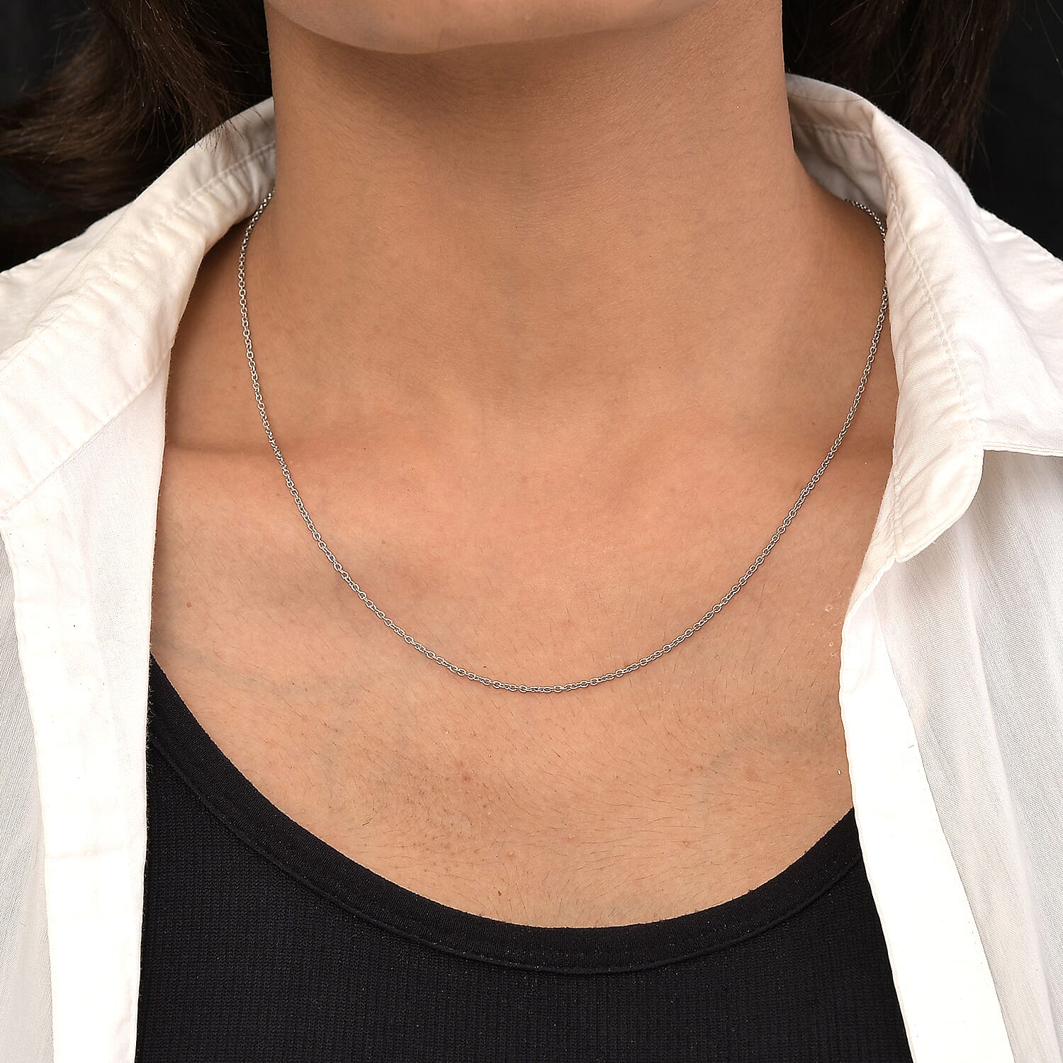 Sterling Silver Chain (Size - 18) 3563874 3