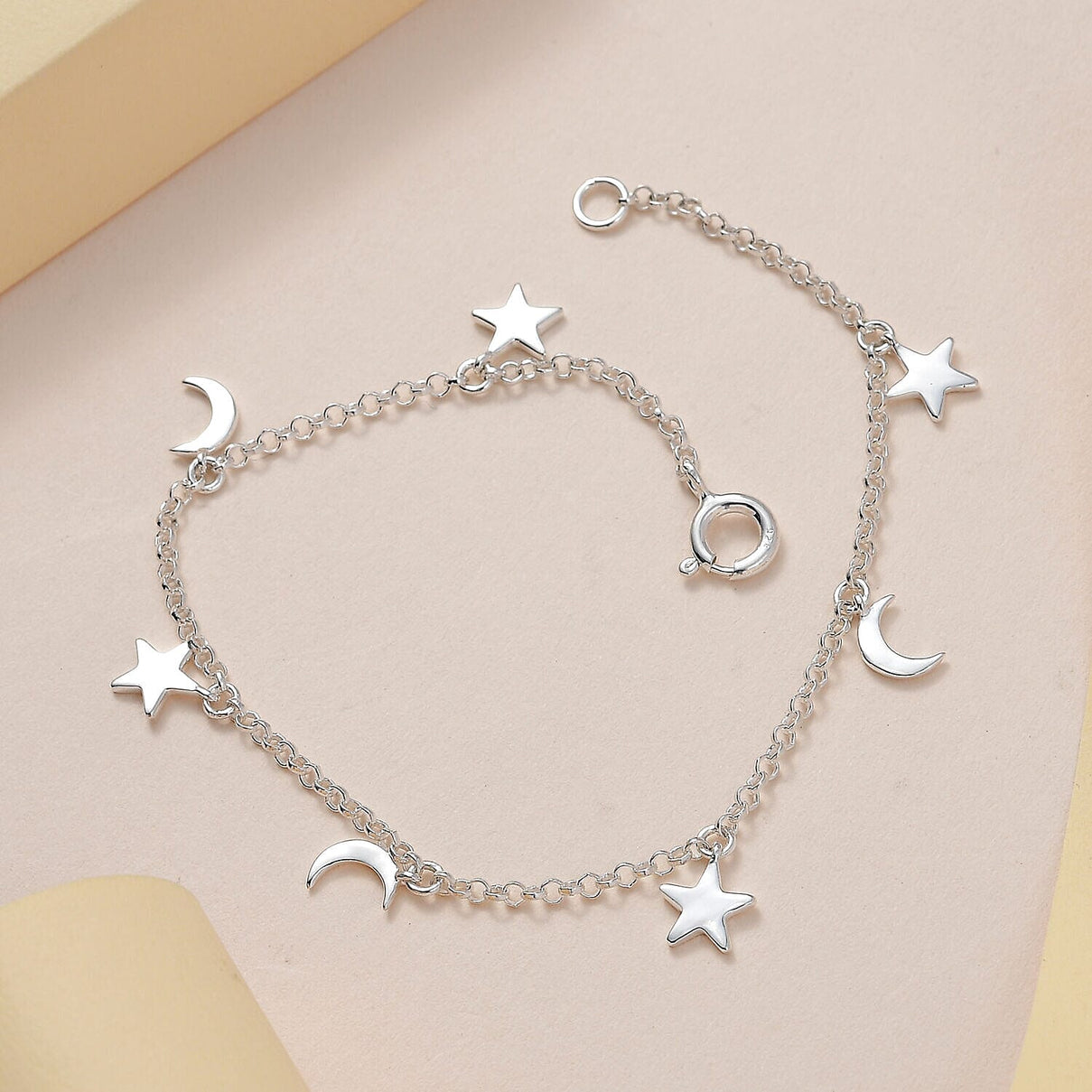 New York Close Out Deal - Sterling Silver Charms Bracelet (Size - 7.5) with Lobster Clasp 7469402 2